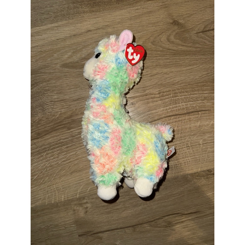 Ty Classic-LOLA Llama Pastel 11" Plush New With Tags